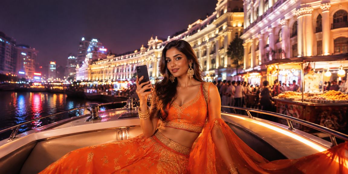 User registering via mobile device in Delhi market