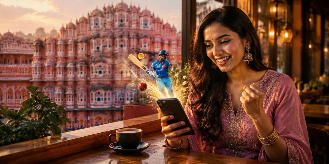 Cricket betting scene in Jaipur, India